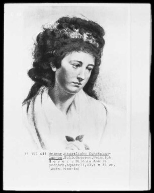 Bildnis Amélie Seebach