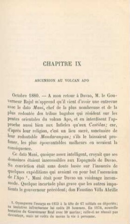 Chapitre IX. Ascension au volcan Apo