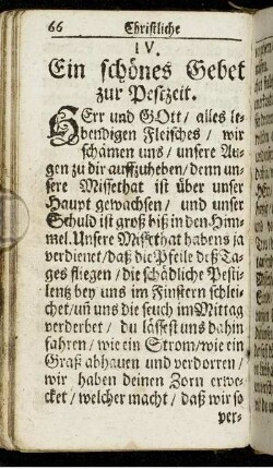 IV. Ein schönes Gebet zur Predigt.