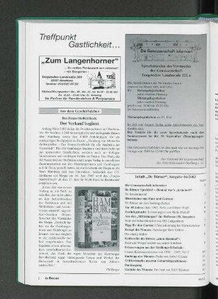 Aus dem Geschäftsleben