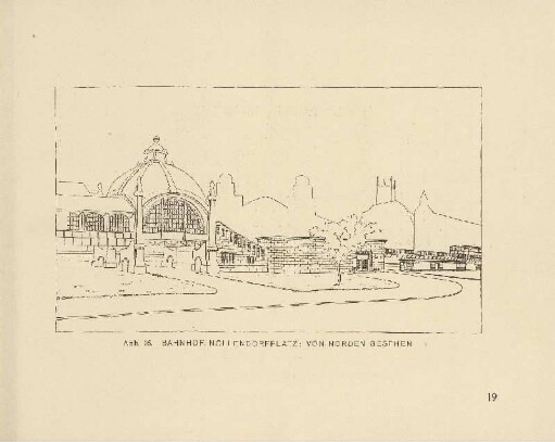 Bahnhof Nollendorfplatz. Von Norden gesehen