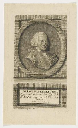 Bildnis des Io. Iacobus Reiske