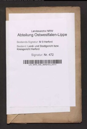 Erblasser: Crüwell, Christian Gottlieb: