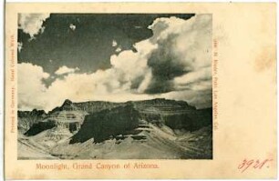 Grand Canyon National Park, Arizona. Moonlight