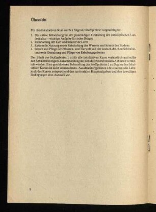 Übersicht