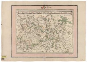 Bleauw, J.: Karte vom Kufürstentum Sachsen , ca. 1:800 000, Kupferstich, 1635