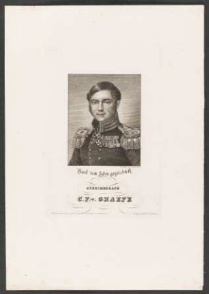[Bildnis Carl Ferdinand von Gräfe] : Nach dem Leben gezeichnet ; Geheimrath ; C. F. v. Graefe
