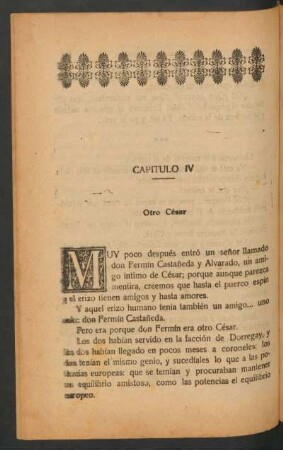 Capítulo IV - Otro César