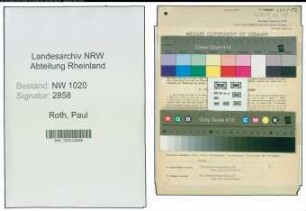 Entnazifizierung Paul Roth , geb. 02.09.1908 (Metzger)