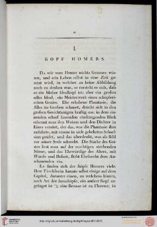 I. Kopf Homers