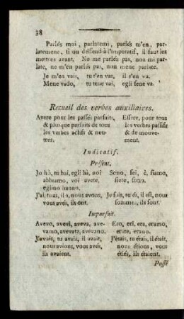 Recueil des verbes auxiliaires