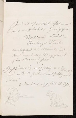Brief von Clara Schumann an Constanze Dawison. Dresden, 30.04.1846. Blatt 2 recto aus: Dresden: SLUB Mscr.Dresd.h.36,97