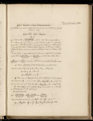 Euler´s Beispiele zu seiner Integralrechnung.