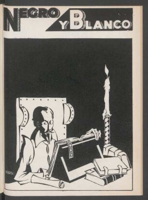 [Hombre en su estudio - Ilustración por Torres Palomar]