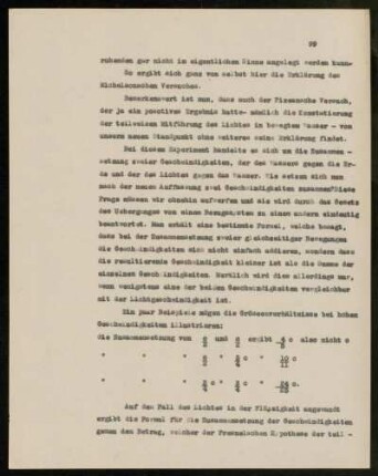 [Erklärung der Versuche von Michelson und Fizeau]