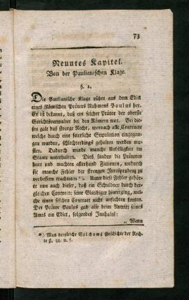 73-80, Neuntes Kapitel