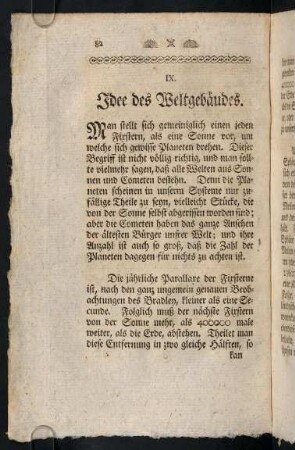 82-92, IX. Idee des Weltgebäudes