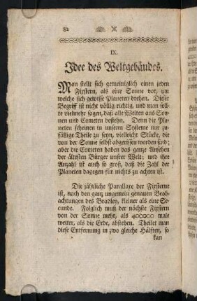 82-92, IX. Idee des Weltgebäudes