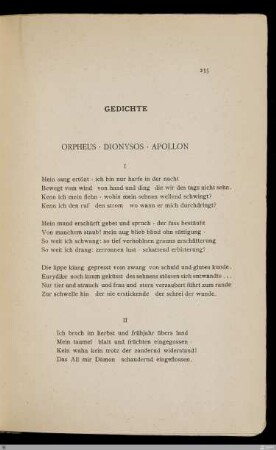 Gedichte / [Ludwig Thormaehlen]