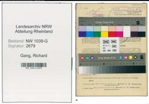 Entnazifizierung Richard Gang , geb. 14.07.1893 (Polizist)