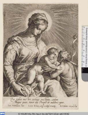 [Maria, das Kind und der Johannesknabe; Mary and the child with St. John]