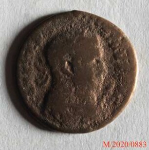 Römische Münze, Nominal Follis, Prägeherr Constantinus I., Prägeort nicht bestimmbar, Original