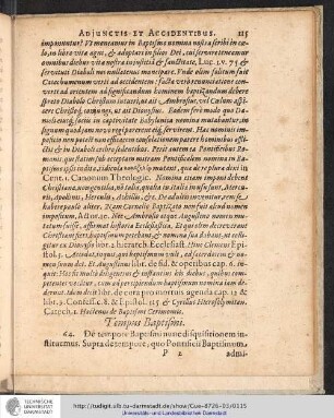 Tempus Baptismi.