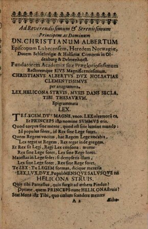 Danielis Georgii Morhofii Primitiae Parnassi Kiloniensis