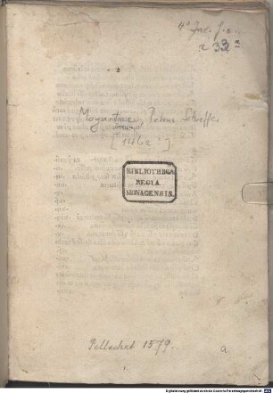 De cognitione verae vitae : mit Gedicht 'Augustine pater aquilino more ...'