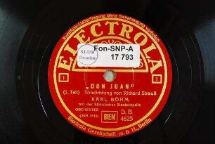 "Don Juan" : 1. Teil / Tondichtung von Richard Strauss