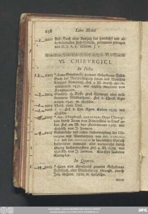 VI. Chirurgici.