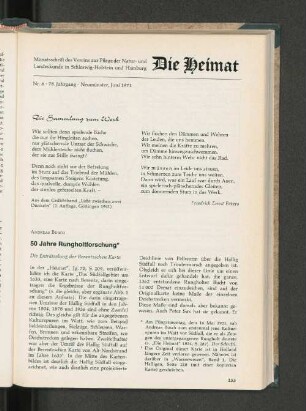 Nr. 6, 78. Jahrgang, Neumünster, Juni 1971