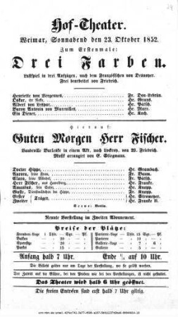 Guten Morgen Herr Fischer