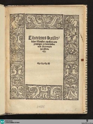 Tiberinus an denn hellen vnd schwartzen hauffenn