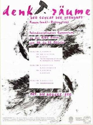 denk Träume "Der Schlaf der Vernunft"