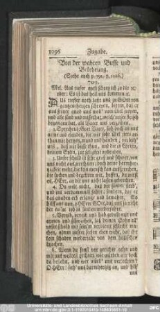 Von der wahren Busse und Bekehrung.