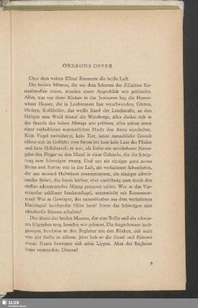 Oberons Opfer