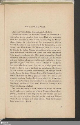 Oberons Opfer