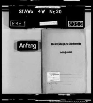 Verpachtung der Kirchenländereien in Ober- und Niederfreden