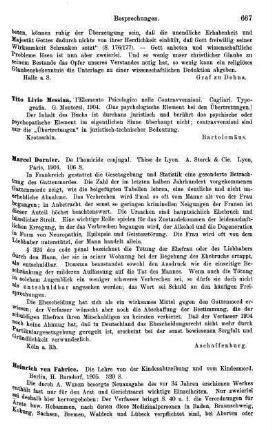 667, Marcel Dornier, De l'homicide conjugal, 1904
