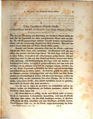 Journal für die Baukunst : in zwanglosen Heften. 4, 4. 1831