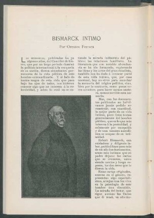 Bismarck íntimo.