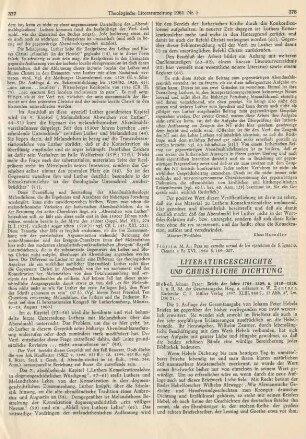 378-379 [Rezension] Hebel, Johann Peter, Briefe