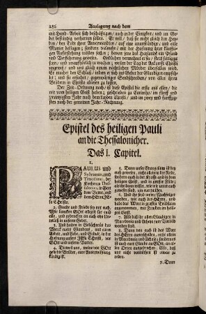 286-293, Das I. Capitel