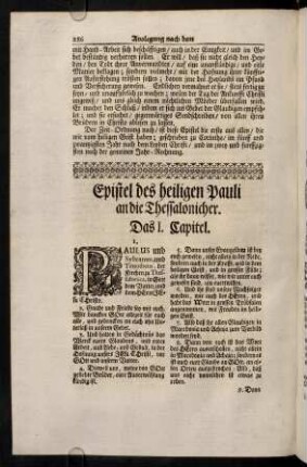 286-293, Das I. Capitel