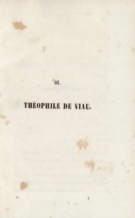 III. Théophile de Viau