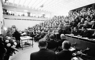 Freiburg: Einweihungsfeier der HNO-Augenklinik Freiburg, Auditorium im Hörsaal
