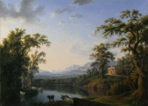Ideale Flusslandschaft