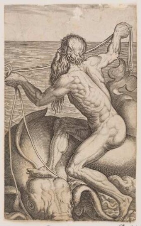 Oceanus, Blatt 1 aus der Reihe von See- und Flussgöttern