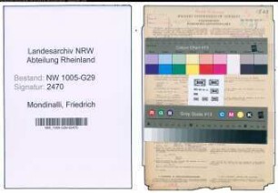 Entnazifizierung Friedrich Mondinalli , geb. 09.03.1889 (Bahninspektor)